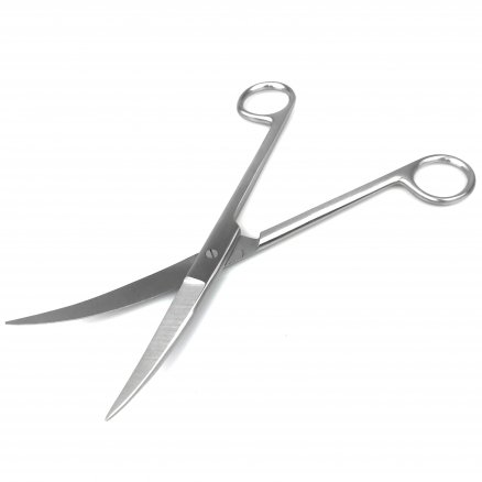 Ножиці гострокінцеві по Standard, операційні, зігнуті. Довжина 20,0 см